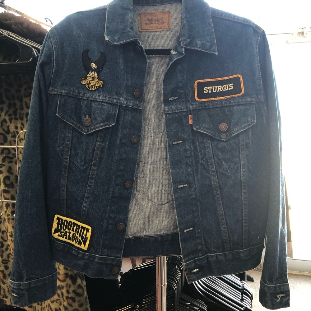 Vintage Levi's orange tab Denim Jacket XS S 70s 80s